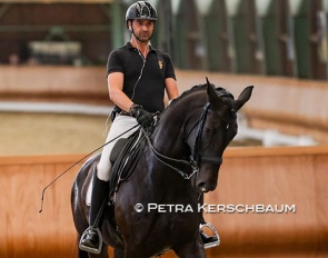 Martin Hauptmann and Aramis at the first selection trial in Oisnitz :: Photo © Petra Kerschbaum