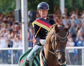 Mareike Mimberg and San to Alati win the 2022 Bundeschampionate :: Photo © Stefan Lafrentz