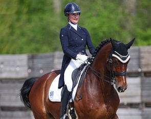 Sorrel Klatzko and Turbo at the 2022 CDI Sint-Truiden :: Photo © Astrid Appels