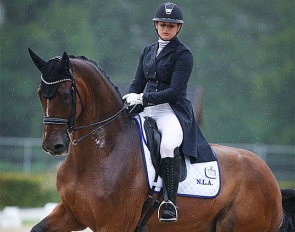 Nicola Ahorner and Foco Loco W at the 2022 CDI Ermelo :: Photo © Astrid Appels