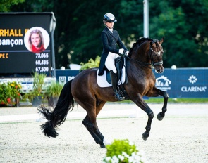 Morgan Barbançon and Sir Donnerhall II win the world cup qualifier in Bialy Las, Poland :: Photo © Wiktoria Roznowska 