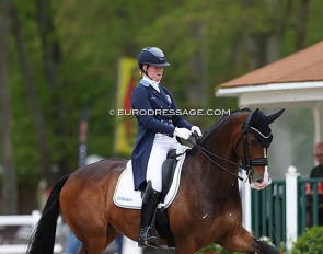 Malin Wahlkamp-Nilsson and Bergsjöholm's Valbonne at the 2023 CDIO Compiegne :: Photo © Astrid Appels