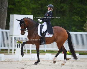 Carlotta Rogerson on Famora at the 2023 CDIO Compiegne :: Photo © Astrid Appels