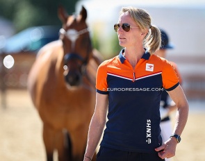 Imke Schellekens-Bartels at the 2023 European Children/Junior Riders Championships in Kronberg :: Photo © Astrid Appels