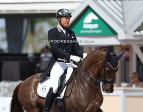 Dong Seon Kim and Bohemian at the 2023 Palm Beach Dressage Derby :: Photo © Astrid Appels