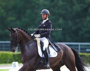 Domien Michiels and Intermezzo van het Meerdaalhof at last weekend's 2023 CDI Ermelo :: Photo © Astrid Appels