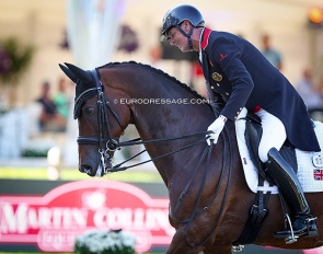 Carl Hester and Fame at the 2023 European Dressage Championships :: Photo © Astrid Appels