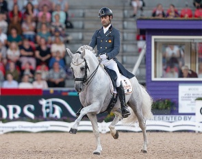 Alejandro Sanchez del Barco and Quincallo de Indalo at the 2022 World Championships in Herning :: Photo © RIS photo