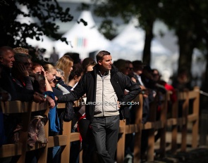 Andreas Helgstrand at the 2023 World Young Horse Championships :: Photo © Astrid Appels