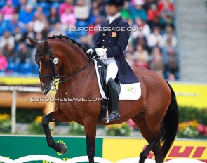 Batuta at the 2015 European Dressage Championships in Aachen :: Photo © Astrid Appels