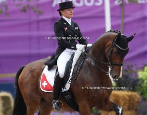 Marcela Krinke-Susmelj and Molberg at the 2017 European Championships :: Photo © Astrid Appels