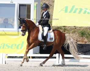 Ellen Olsson and Daylight at the 2018 CDI Uggerhalne :: Photo © Astrid Appels