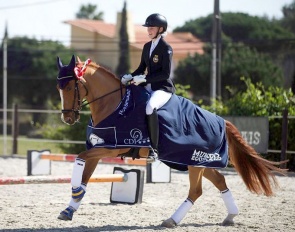 Ellen Stymne and Tanzbär T at the 2022 CDI Cascais :: Photo © Rui Pedro Godinho
