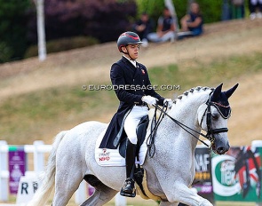 Alexander Yde Helgstrand and Belantis at the 2022 European Young Riders Championships :: Photo © Astrid Appels