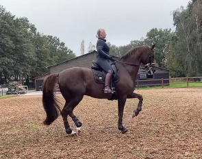 Anna Campanella at her Dutch base in The Netherlands with new ride, Chrevi's Ravello