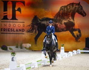Marieke van der Puten and Torveslettens Titanium at the 2023 CDI Leeuwarden :: Photo © Digishots