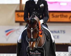 Thomas Walker and Ela Mana Mou win the Prix St Georges at the 2023 CDI Le Mans :: Photos © les Garennes