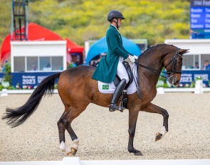 Joao Oliva and Feel Good VO at the 2023 Pan American Games :: Photo © FEI/Kristy Pasto