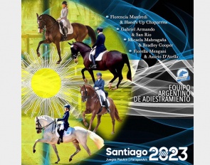 The Argentinian team for the 2023 Pan Ams