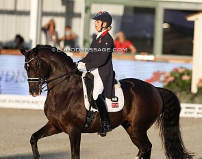 Ellen McCarthy and Londero von Worrenberg at the 2021 European Under 25 Championships :: Photo © Astrid Appels