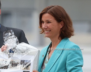 Stefanie Peters, President of the Aachen-Laurensberger Rennverein (ALRV) :: Photo © Astrid Appels