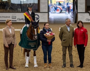 Maya Wächter wins the 2023 German Developing Pony Rider Championship :: Photo © Private