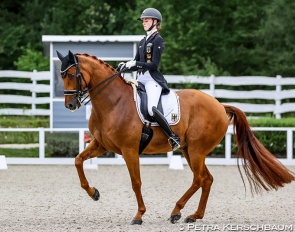 Semmieke Rothenberger and Farrington at the 2023 European Under 25 Championships :: Photo © Astrid Appels