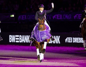 Isabell Werth and Emilio win the World Cup Qualifier at the 2023 CDI-W Stuttgart :: Photos © Digishots