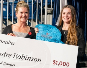 Pia Fortmuller and Claire Robinson at the Royal Agricultural Horse Show in Toronto :: Photo © Ben Radvanyi