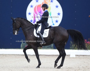 Cristian Tudela Ruiz and Blue Hors Zick Flower at the 2021 CDI Verden :: Photo © Astrid Appels