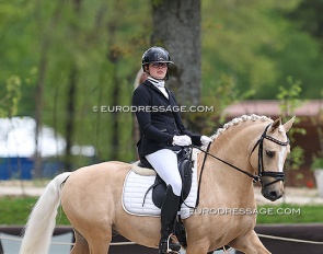 Sophia Leo on Biebosschen Dolino at the 2023 CDIO Compiegne :: Photo © Astrid Appels