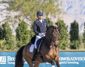 Steffen Peters and Mani's Endeavor at the 2023 CDI-W Thermal :: Photo © Terri Miller