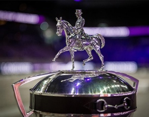 The FEI Dressage World Cup trophy :: Photo ©FEI/Richard Juilliart
