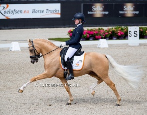 Annelotte Felix and Golden Challenge H at the 2016 Dutch Pony Championships :: Photo © Digishots