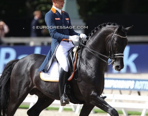 Hans Peter Minderhoud and Dream Boy at the 2019 European Championships in Rotterdam :: Photo © Astrid Appels