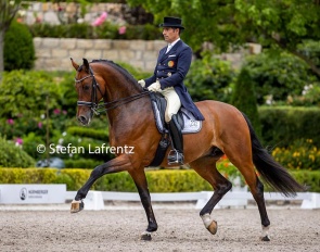 Nuno Palma e Santos and Rock'n Roll Boy at the 2020 Nurnberger Burgpokal qualifier in Kronberg :: Photoz © Stefan Lafrentz