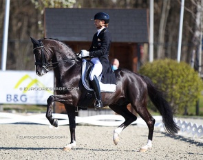Edward Gal and Total U.S. at their international show debut at the 2021 CDI Opglabbeek. Three months later they competed at the 2021 Olympic Games, their last show so far :: Photo © Astrid Appels