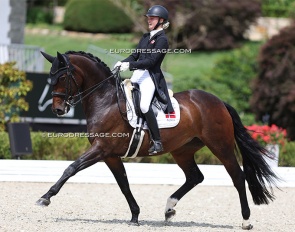 Johanne Kofod Jensen and Frida Gold at the 2023 European Junior Riders Championships :: Photo © Astrid Appels