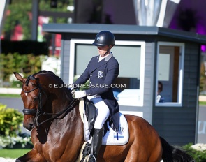 Ville Vaurio and G-Star at the 2023 European Dressage Championships in Riesenbeck :: Photo © Astrid Appels