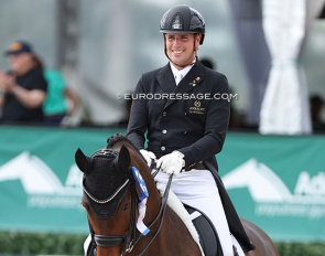 Frederic Wandres and Floricella at the 2024 CDI-W Wellington :: Photo © Astrid Appels