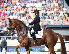 Nanna Skodborg Merrald and Blue Hors Zepter at the 2023 European Championships :: Photo © Astrid Appels