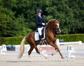 Sophie van der Steen and His Royal Badness DK at the 2023 Dutch Outdoor Championships :: Photo © Digishots