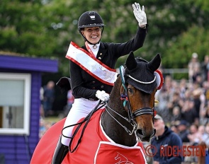 Cathrine Laudrup-Dufour wins her seventh GP title at the 2024 Danish Dressage Championships :: Photo © Ridehesten