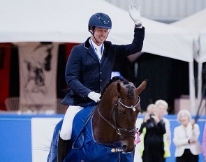 David Shoobridge on Vittorio at the 2024 Australian Young Horse Championships :: Photo © Equisoul Photography