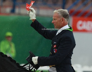 Hans Staub at the 2014 World Equestrian Games :: Photo © Astrid Appels