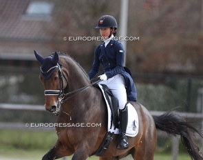 Shanna Baars and Fernando at the 2022 CDI Opglabbeek :: Photo © Astrid Appels
