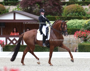 Florentina Jöbstl on Bodyguard at the 2023 European Junior Riders Championships :: Photo © Astrid Appels