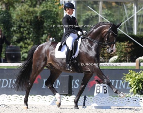 Victoria Max-Theurer and Abegglen at the 2023 European Championships :: Photo © Astrid Appels