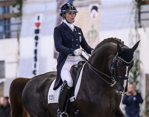 terhi Stegars and Bartlgut's Quadrofilius at the CDI-W Motesice :: Photo © Sona Nikova