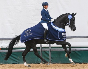 Tom Goode and Iceland Girl PS at the 2023 British Young Horse Championships